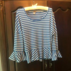Free People long sleeve striped shirt